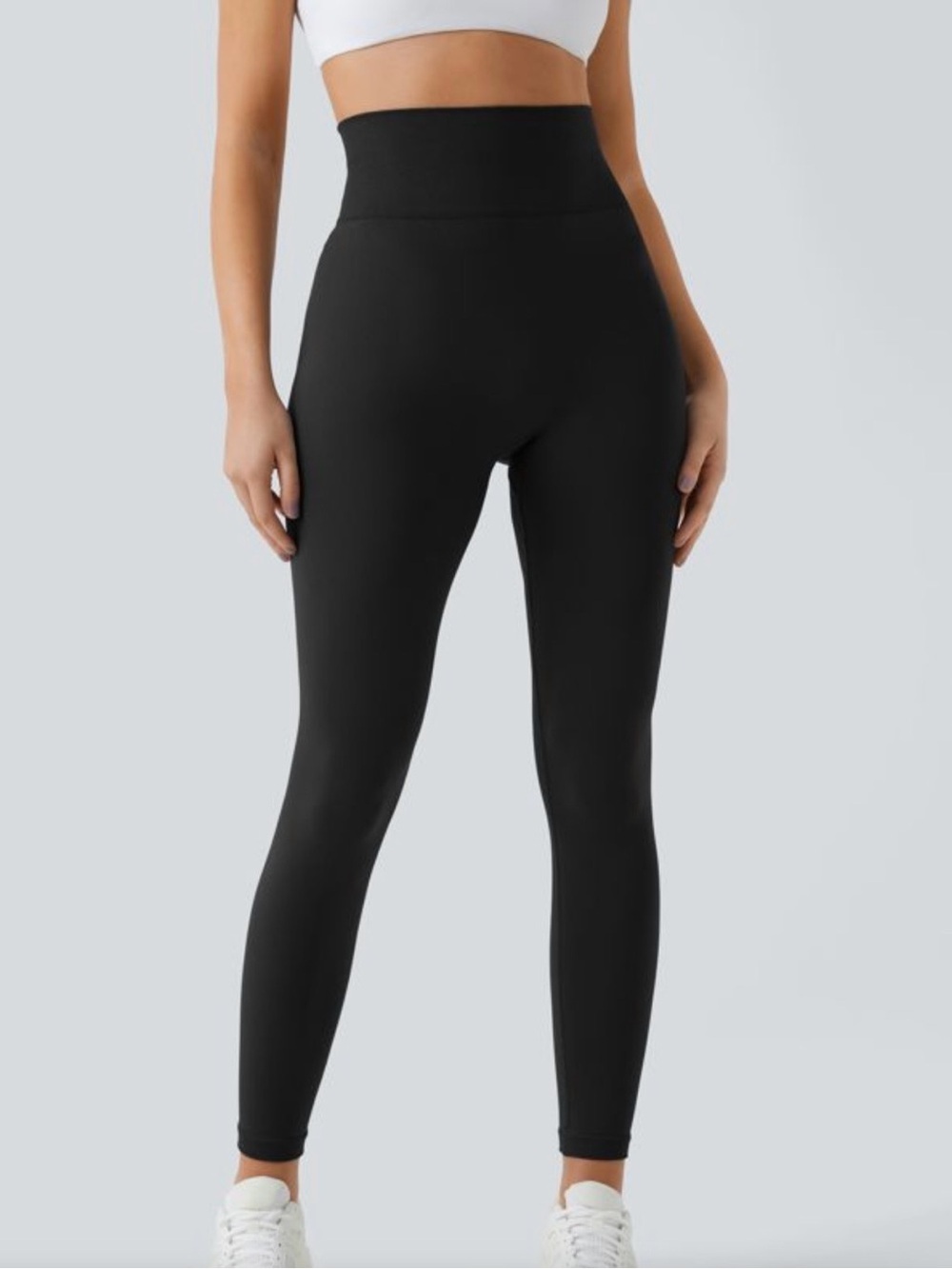 HALARA Black High-Waist Leggings with Butt Lift - Picture 3 of 7